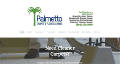 Desktop Screenshot of palmetto-carpetcleaning.com